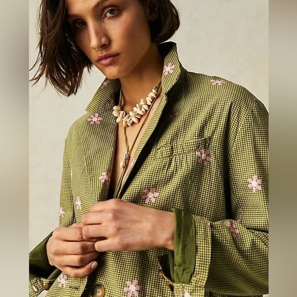 Free People Cali Printed Blazer - Picture 13 of 14